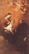 Bartolome Esteban Murillo St. Augustine and Our Lady and Son oil painting